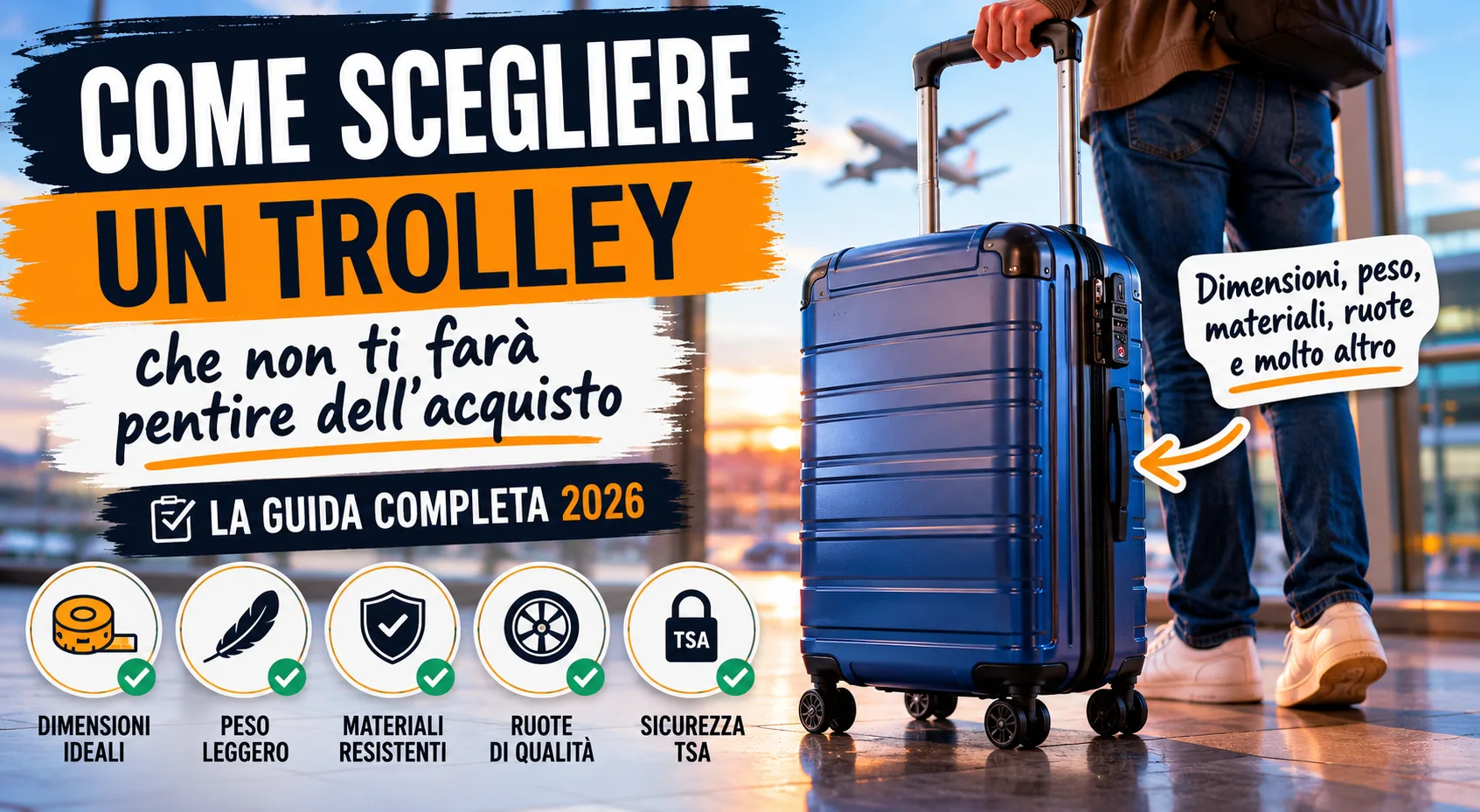 Come Scegliere un Trolley che Non Ti Faccia Pentire dell’Acquisto